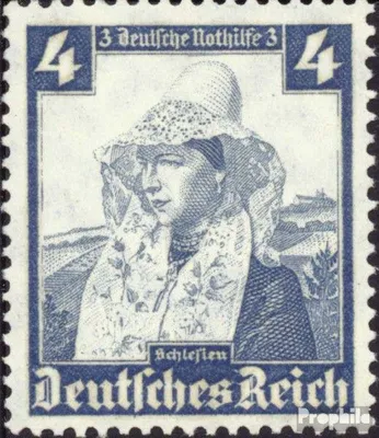Produktbild von Briefmarken Deutsches Reich 1935 Mi 589 postfrisch Nothilfe:Volkstrachten
