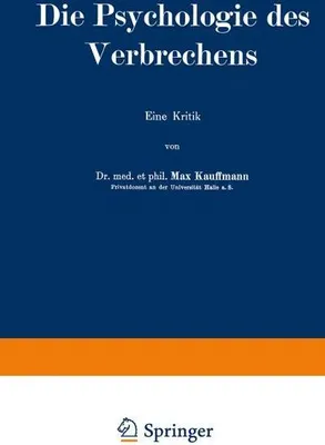 Produktbild von Die Psychologie des Verbrechens