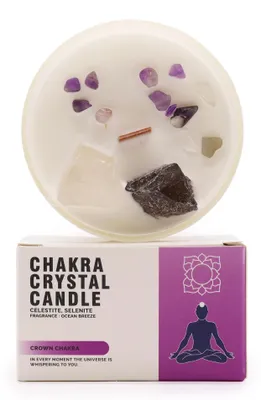 Imagen del producto de Velas de Cristal de Chakra - Chakra de la Corona