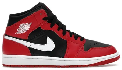 Obrázek produktu pro Jordan 1 Mid, barva: červená, černá, bílá - velikost EU 40,5