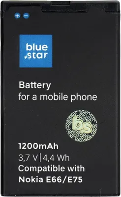 Produktbild von AKKU passend für Nokia E66/E75/C5-03/3120 CLASSIC/8800 ARTE Saphire 1000m/Ah Li-Ion BS Premium Line