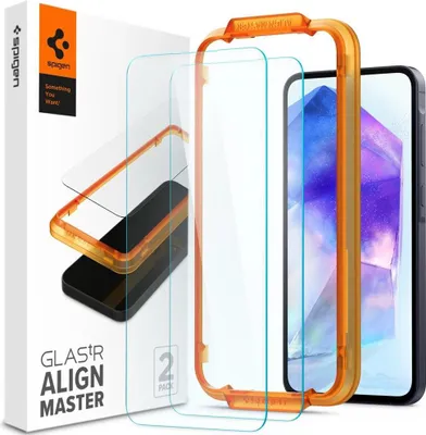 Zdjęcie produktu dla Szko Hartowane Spigen Alm Glas.tr 2-Pack Galaxy A35 5G Clear