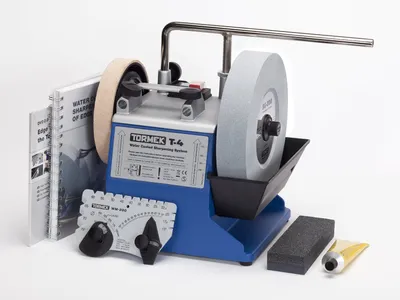 Produktbild von Tormek T-4 Profi-Schleif-/Poliergerät, Netzbetrieb, 120 Watt, 26 mm Sägeblattdurchmesser