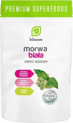 Zdjęcie produktu dla Intenson Morwa Biała owoce suszone, 150 g