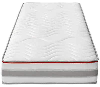 Produktbild von FLEXX Kaltschaum Matratze 90x200 cm mit 3D Memory Foam - 7 Zonen; 25cm Höhe; H4, H3, H2 Misch-Härtegrad - Wendbare Kaltschaummatratze mit optimaler Druckentlastung