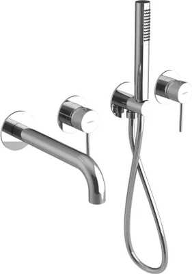 Zdjęcie produktu dla ULTRASAN bateria wannowa podtynkowa, zestaw, chrom