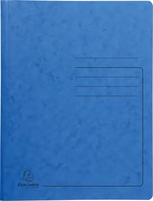 Produktbild von Exacompta Spiralhefter 240222E DIN A4 Karton blau