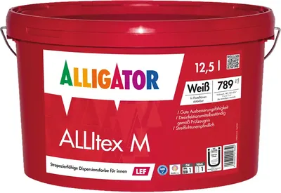 Produktbild von Alligator Allitex M LEF, weiß, 5l : 5 Liter