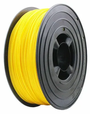 Produktbild von Filamentwerk 3D-Drucker PET-G 1,75mm 1kg Spule Rolle (Gelb)