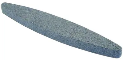 Zdjęcie produktu dla Osełka owalna 220 mm - dwustronna osełka wykonana z osełki, idealna do ostrzenia noży, nożyczek i kos