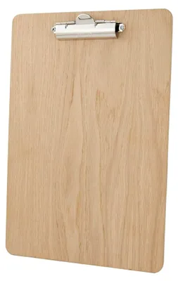 Produktbild von Klemmbrett aus Holz, Natur, A4 (33,6 x 24 x 1,60 cm)