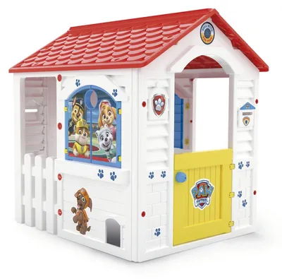 Produktbild von Spielhaus Kinder Outdoor Robuster und langlebiger Kunststoff Schnelle und einfache Montage Demontage Gartenhaus für Jungen und Mädchen ab 3 Jahren 89526