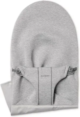 Produktbild von BABYBJÖRN Stoffsitz für die Babywippe Hellgrau, 3D-Trikot