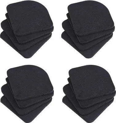 Image de Amortisseurs pour lave-linge - Protection anti-vibrations - Lot de 16 - Caoutchouc antidérapant - Extra-épais - Patins pour lave-linge et sèche-linge