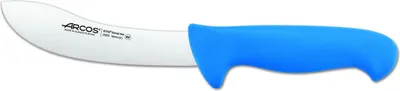 Immagine prodotto di Coltello da scuoio Arcos color - Prof 295323 in acciaio inox al nitro e mango lama ergonomica in polipropilene blu 16 cm, custodia da esposizione