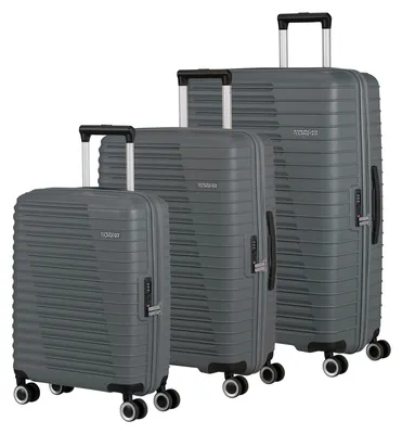 Immagine prodotto di American Tourister carrello Roadrush Trolley Set A Charcoal Grey grigio