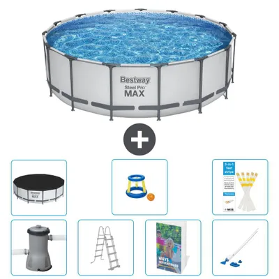 Produktbild von Bestway Steel Pro MAX Rund - 488x122 cm - 6-teilig S590