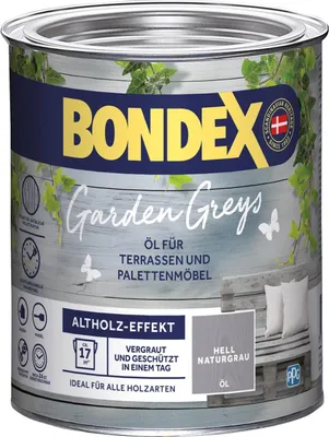 Produktbild von Bondex Garden Greys Öl 0,75L hell naturgrau
