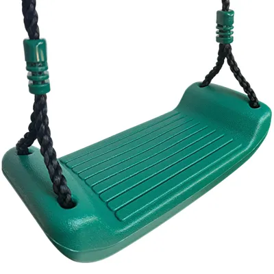 Produktbild von Schaukelsitz aus Kunststoff in Petrolgrün mit Seil 90–150 cm