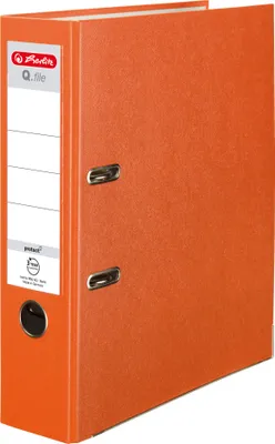 Produktbild von Zakladač pákový Herlitz Q.file 8cm oranžový
