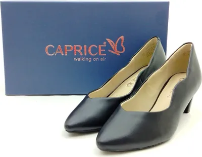 Produktbild von Caprice Damen Pumps mit Wellenschaft 5 cm Absatz schwarz 39