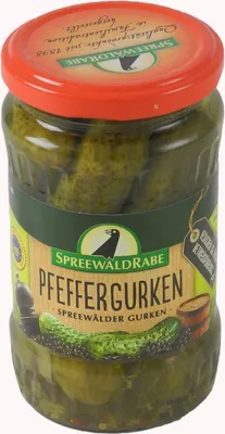 Produktbild von Pfeffergurken von Spreewald-Rabe (370 ml Glas)