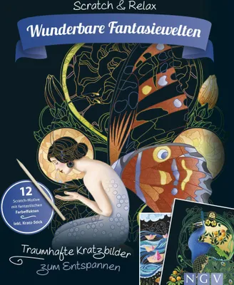 Produktbild von Wunderbare Fantasiewelten - Traumhafte Kratzbilder zum Entspannen