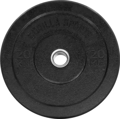 Produktbild von GORILLA SPORTS® Olympia Hantelscheiben - 20 kg Gewichte, 50mm Bohrung, Einzeln, gummiert - Bumper Plates, Olympiascheiben, Gewichtsscheiben