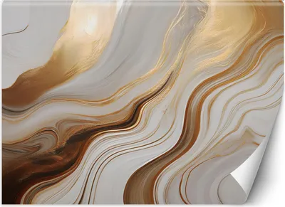 Produktbild von Vlies fototapete Marmor mit Goldabstraktion Beige 150x105 cm Feeby Gold inkl. Kleber einfache Montage