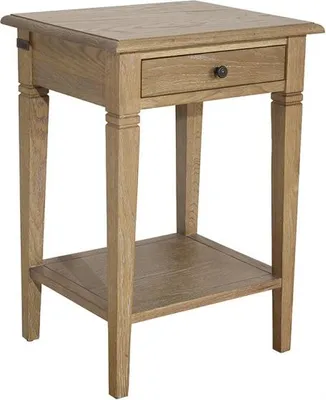 Produktbild von Nachttisch im Shabby-Chic-Stil aus Eiche