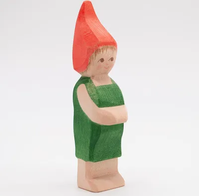 Produktbild von Original Ostheimer Holzfigur Modell Pepe aus Ahornholz, 12 cm breit, 1 cm hoch