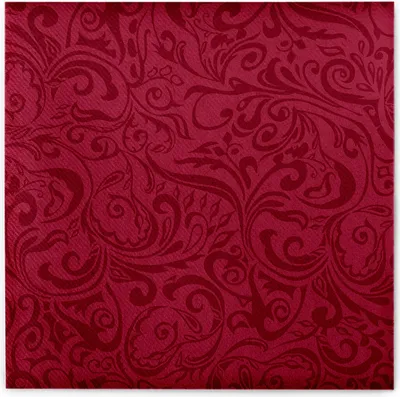 Produktbild von Airlaid Serviette Lias in Bordeaux, 40 x 40 cm, 50 Stück - Mank - Ornamente