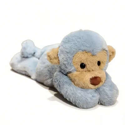 Produktbild von Plüsch Affe 40 cm – Weiches Kuscheltier und Kissen Blau