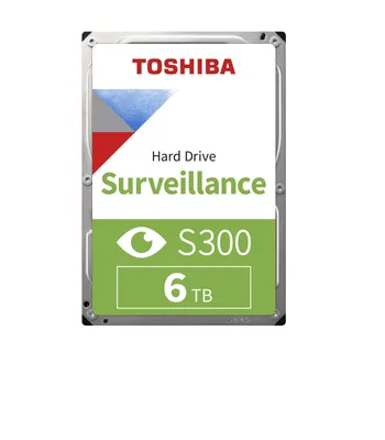 Produktbild von Toshiba S300 Surveillance - Festplatte - 6 TB - intern - 3.5" (8.9 cm) - SATA 6Gb/s - 7200 rpm - Puffer: 256 MB
