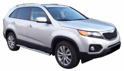Image de Marchepieds Latéraux pour Kia Sorento 2009-2012 Acier Inoxy Argent