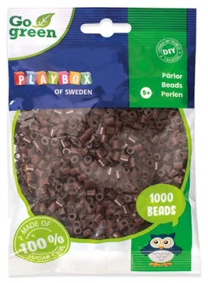 Produktbild von Playbox Bügelperlen Go green Midi 6000 Stk. warme Farben
