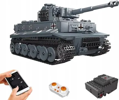 Produktbild von Ferngesteuerte Panzerblöcke TIGER 20014 Panzer Mold King 800el (800PCS)