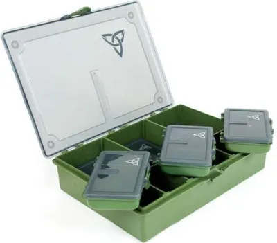 Produktbild von X2 Aufbewahrungsbox - 7 Teile - Karpfen Tacklebox Medium - 26x18x5.5cm