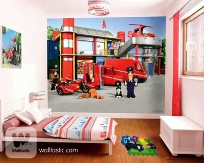 Image de Murale Walltastic Postman Pat