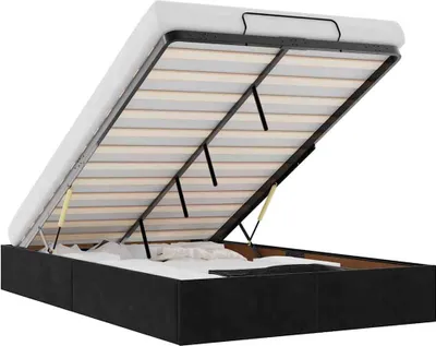 Obrázok produktu pre vidaXL Osmanská posteľ bez matraca čierna 120x200 cm zamat