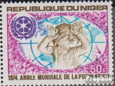 Produktbild von Briefmarken Niger 1974 Mi 418 (kompl.Ausg.) postfrisch Weltbevölkerungsjahr