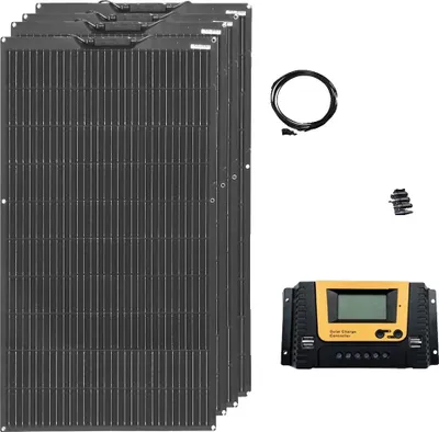 Immagine prodotto di Pannello solare flessibile, potenza 200W, alta efficienza, kit solare da 12V e 400W
