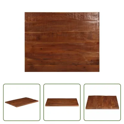 Produktbild von The Living Store Tischplatte 110x80x2,5 cm Rechteckig Altholz Massiv
