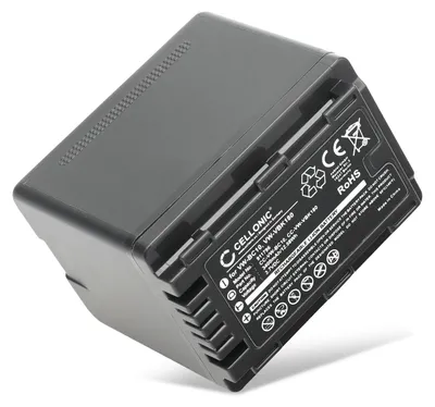 Image de CELLONIC 1x Batterie pour Appareil photo Compatible avec Nokia 3650, Compatible avec Panasonic HC-VX870, HDC-SD40, VW-VBK180 - (3400mAh, 3.7V)