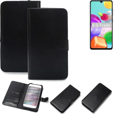Produktbild von K-S-Trade Handyhülle Schutzhülle kompatibel mit Samsung Galaxy A41 Handy Schutz Hülle Handyhülle Bumper schwarz 1x