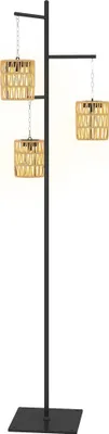 Zdjęcie produktu dla Lampa solarna Outsunny Solar, rattanowa, solarna, z czujnikiem światła, 3 światła, automatyczna lampa solarna w stylu boho, wodoodporna, IP44, lampa zewnętrzna, latarnia solarna do ogrodu, balkonu, trawnika, podwórka