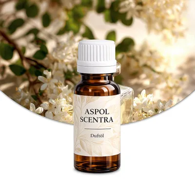 Produktbild von Aspol Scentra Jasminblüte UFIGREEN Duftöl für Kerzen 10 ml, KI-generiertes Bild