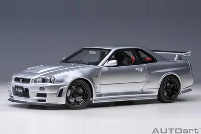 Produktbild von AUTOart 77461 - 1/18 Nissan Skyline GT-R (R34) Z-tune (Z-tune Silver) - Neu