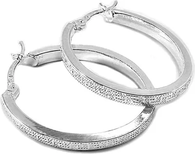 Produktbild von Ohrringe Glare868 aus 925er Silber, 35,4 mm hoch, 25,9 mm breit, 3,0 mm tief