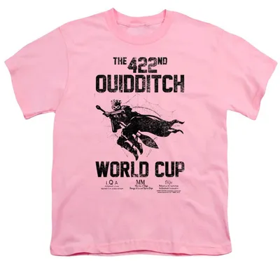 Immagine prodotto di Maglietta per bambini "Mondiali di Quidditch" di Harry Potter, modello TV36365 (taglia 128), colore rosa